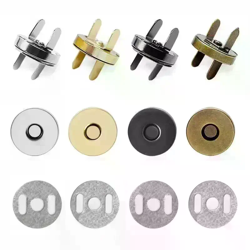 Snap Fastener Set - 1 Set Magnetic Snap Fasteners Clasps