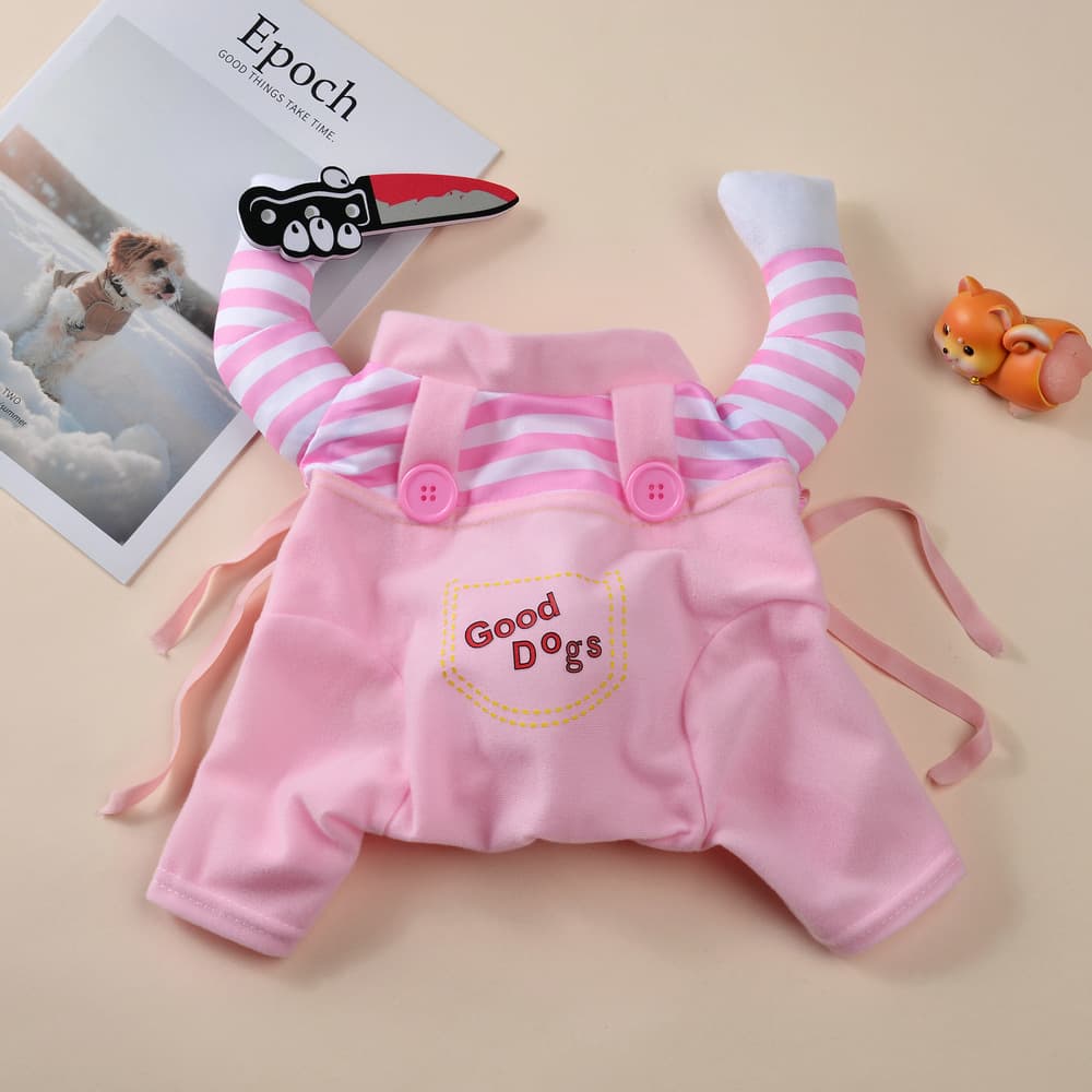 Halloween Pet Dog Chucky Costu - Cosplay Prop Blueprints recension och pris