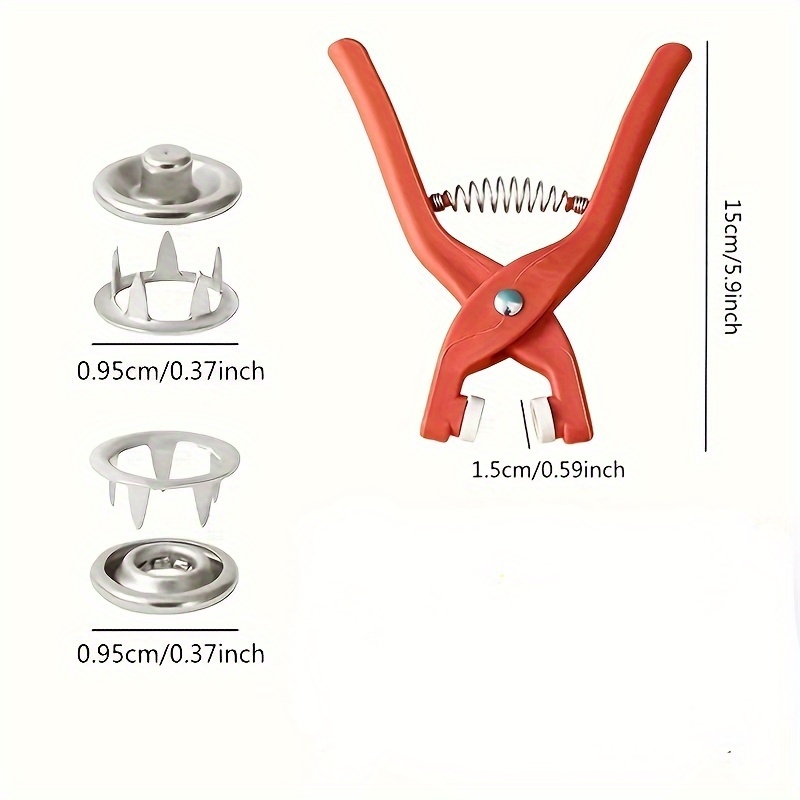 50 Set of Hand-Operated Snap F - Snap Fastener Set recension och pris