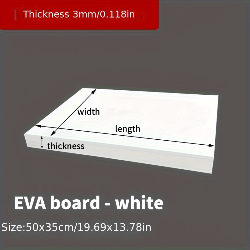 EVA Foam Board 14x19 Inch, 3mm - Cosplay Props Eva Foam recension och pris