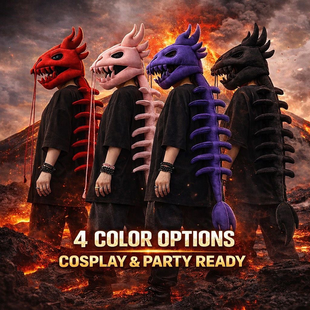 Dinosaur Skeleton Plush Headge - Cosplay Prop Patterns recension och pris