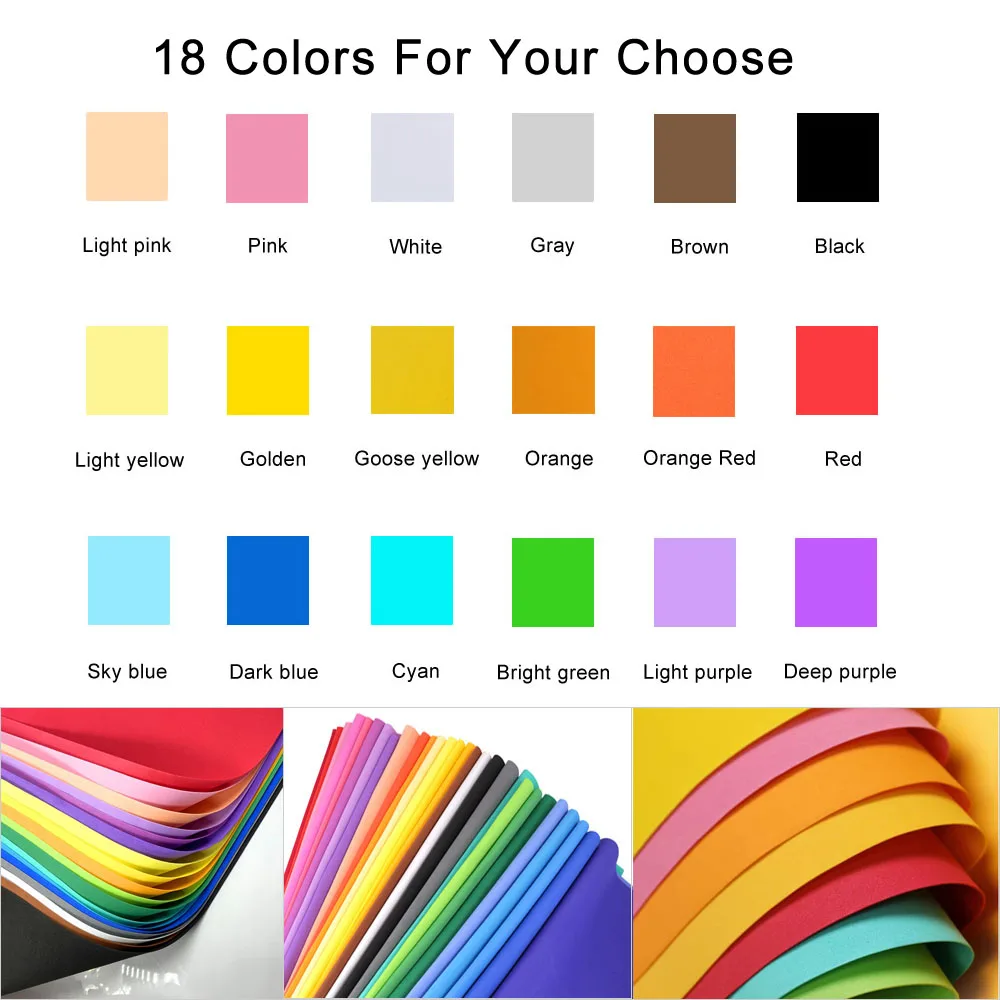 1/18Pcs Colorful EVA Foam Shee - Cosplay Props Eva Foam recension och pris