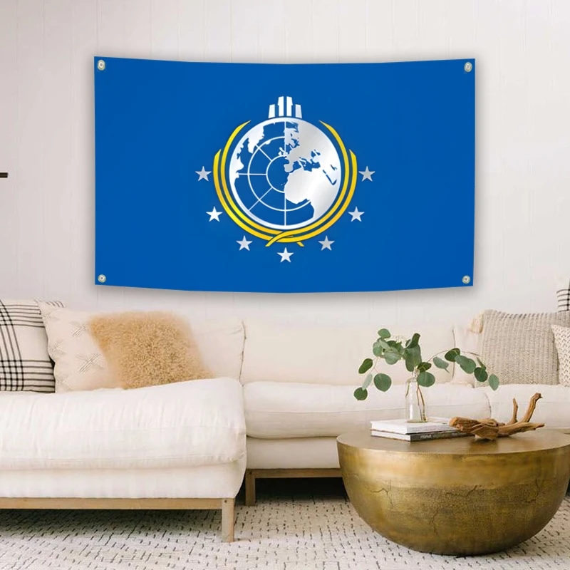 Super Earth Flag Helldivers 3x - Fallout Cosplay Prop recension och pris