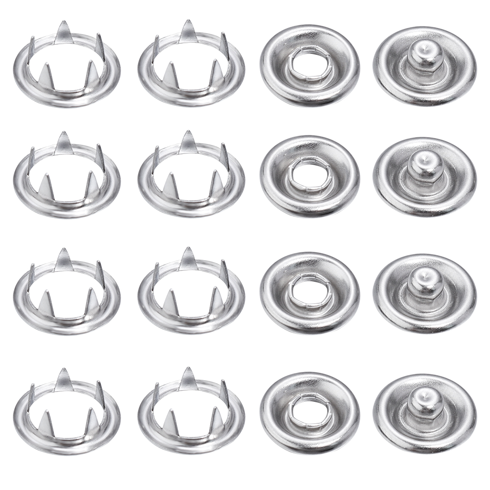 SAUVOO 50sets Iron Snap Button - Snap Fastener Set recension och pris