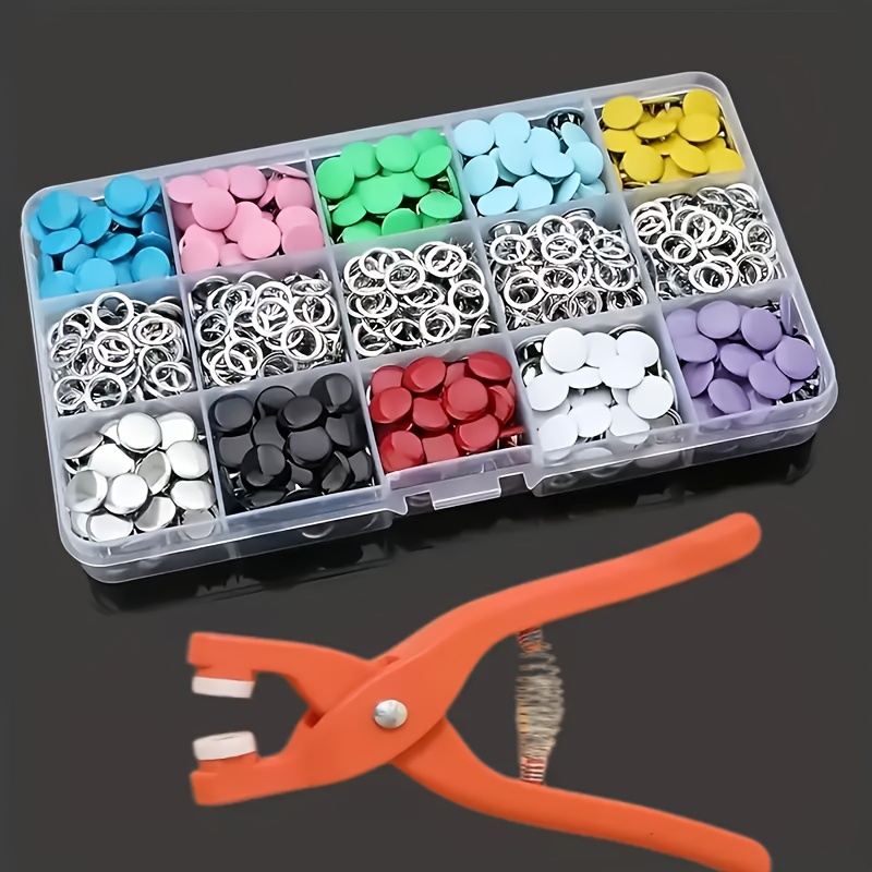 100Pcs Colorful Metal Sewing B - Snap Fastener Set recension och pris