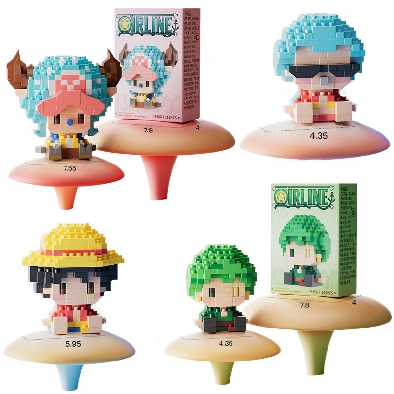 Anime Building Block One Luffy - Cosplay Prop Building recension och pris
