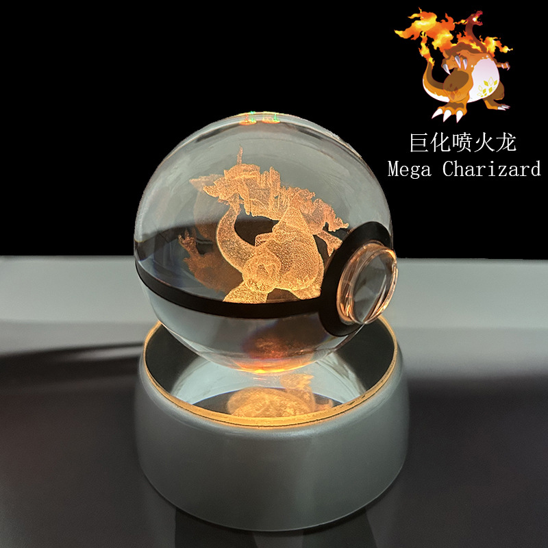 Pokemon Crystal Poké Ball 3D E - Cosplay Fireball Prop recension och pris