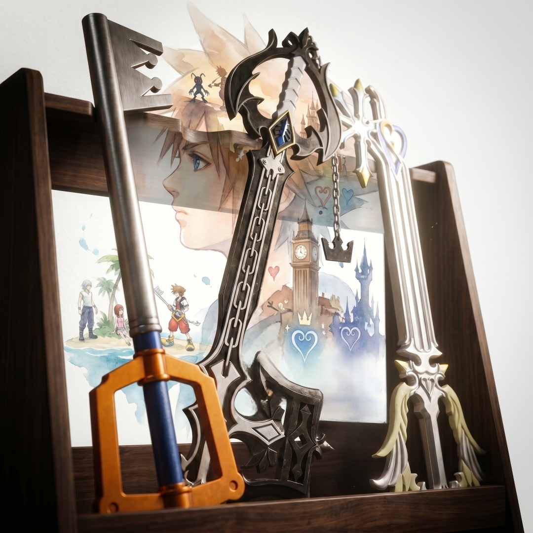33.8inch Kingdom Hearts Sora K - Keyblade Cosplay Prop recension och pris