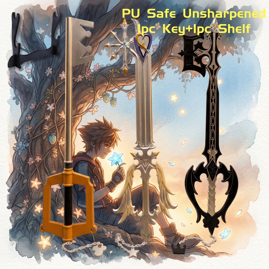 34inch Kingdom Hearts Sora Key - Keyblade Cosplay Prop recension och pris