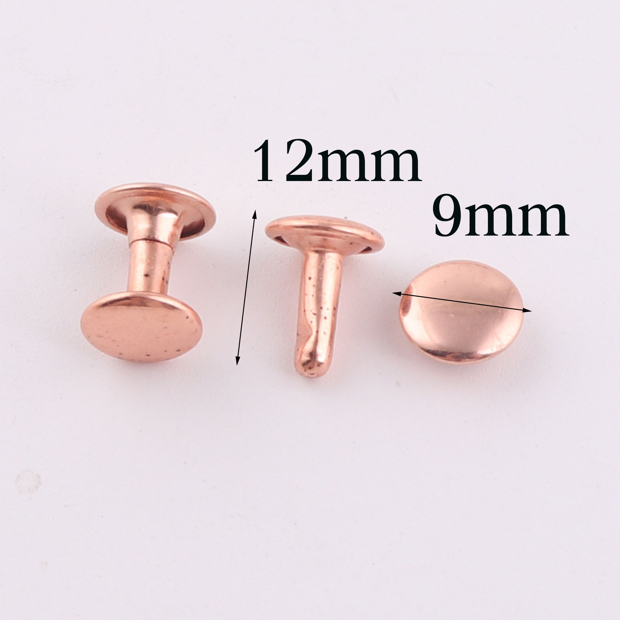 100 Sets Double Cap Rivets,Ros - Snap Fastener Set recension och pris