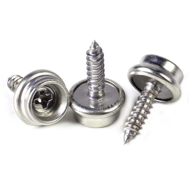 10 Sets Stainless Steel Tappin - Snap Fastener Set recension och pris