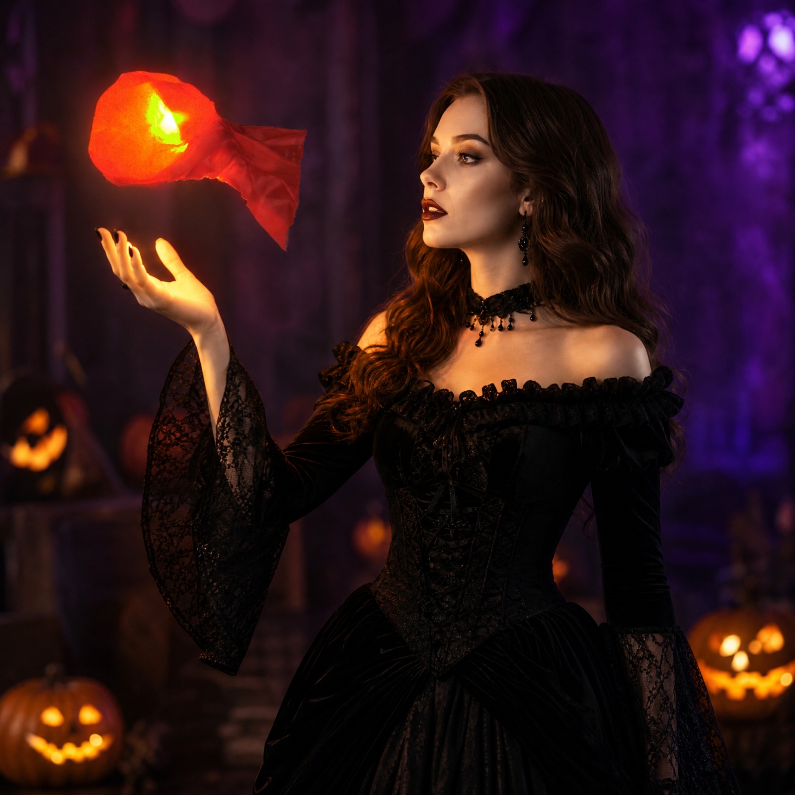 Halloween Hanging Floating Fir - Cosplay Fireball Prop recension och pris