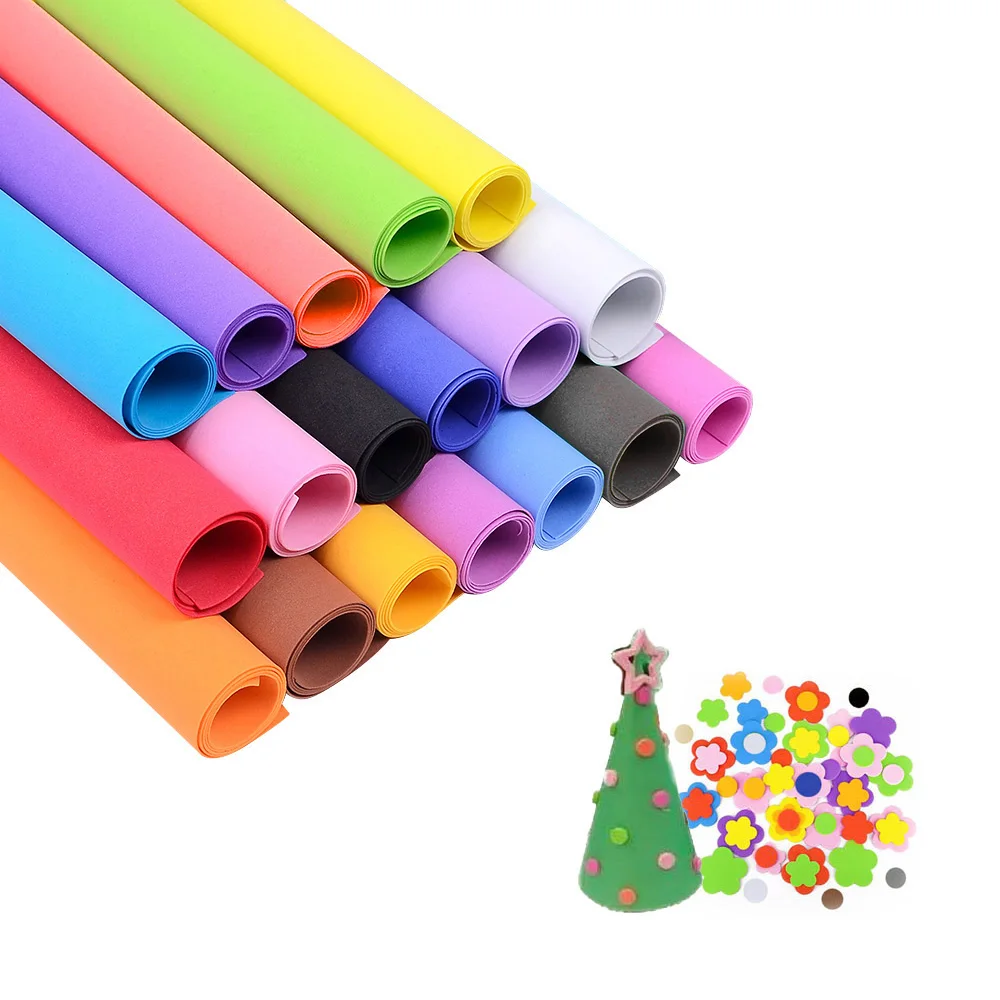 16 Colors Colorful EVA Foam Sh - Cosplay Props Eva Foam recension och pris