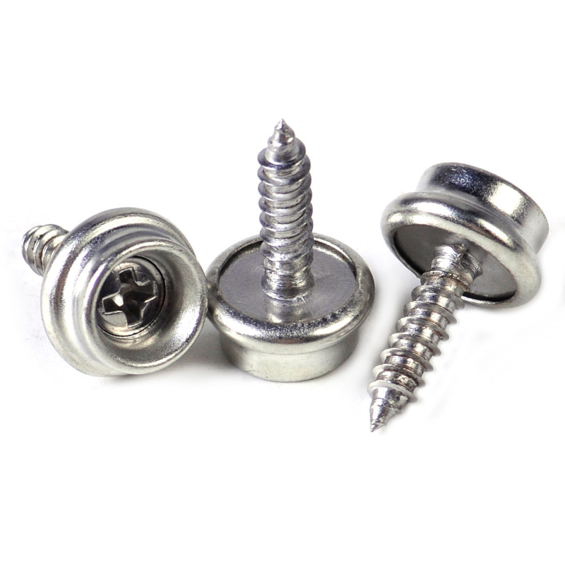 10 Sets Stainless Steel Tappin - Snap Fastener Set recension och pris
