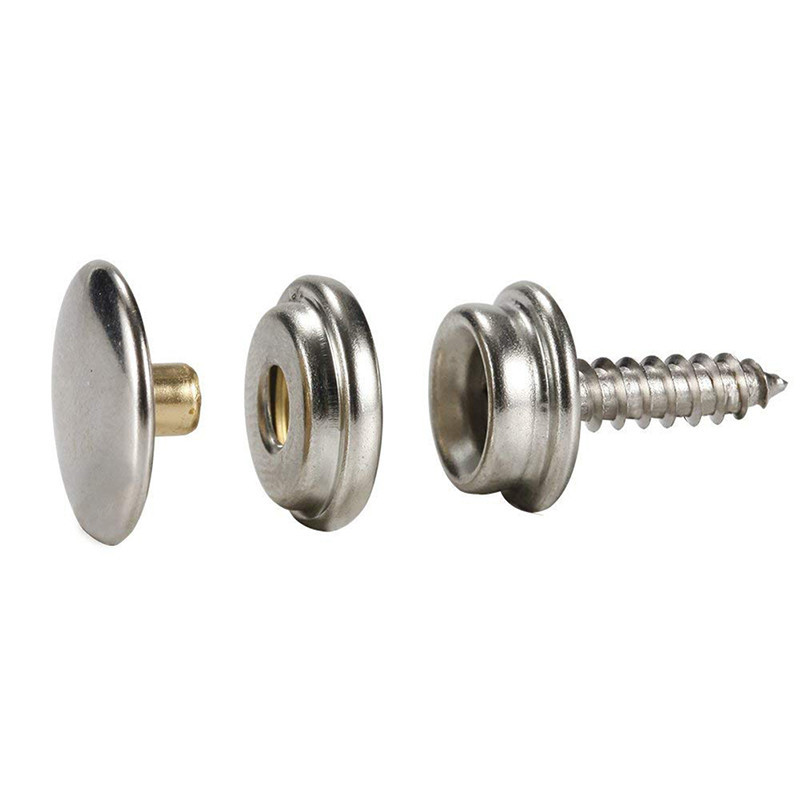 10 Sets Stainless Steel Tappin - Snap Fastener Set recension och pris