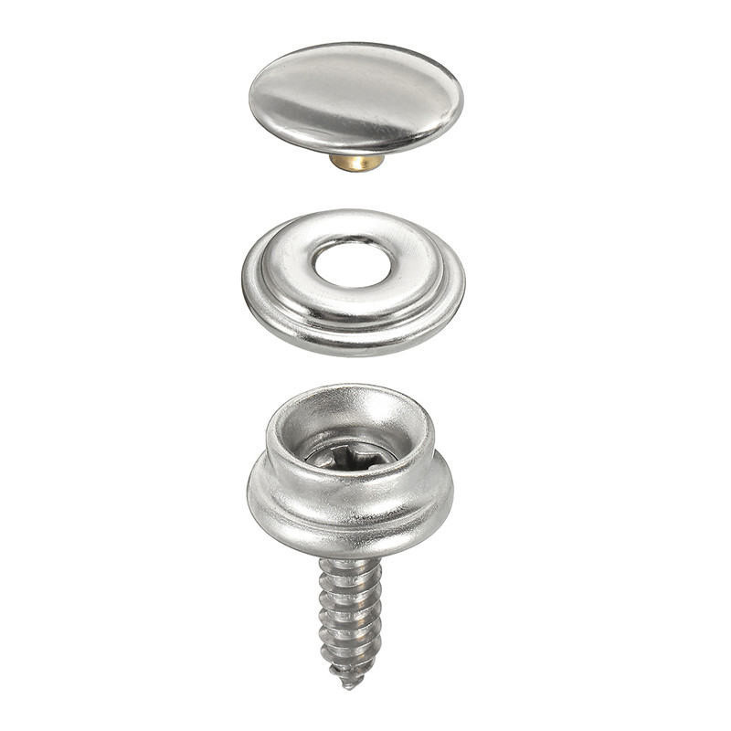 10 Sets Stainless Steel Tappin - Snap Fastener Set recension och pris