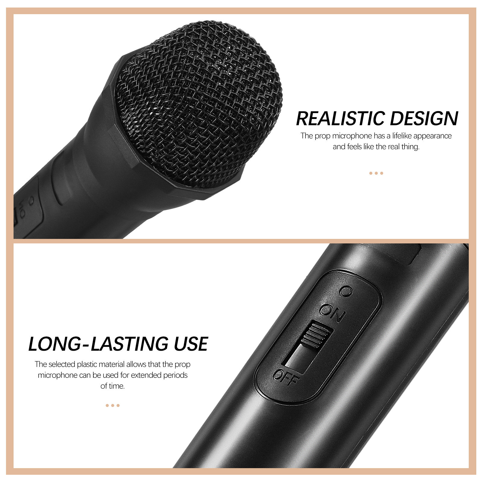 Lightweight Realistic Prop Mic - Cosplay Prop Building recension och pris