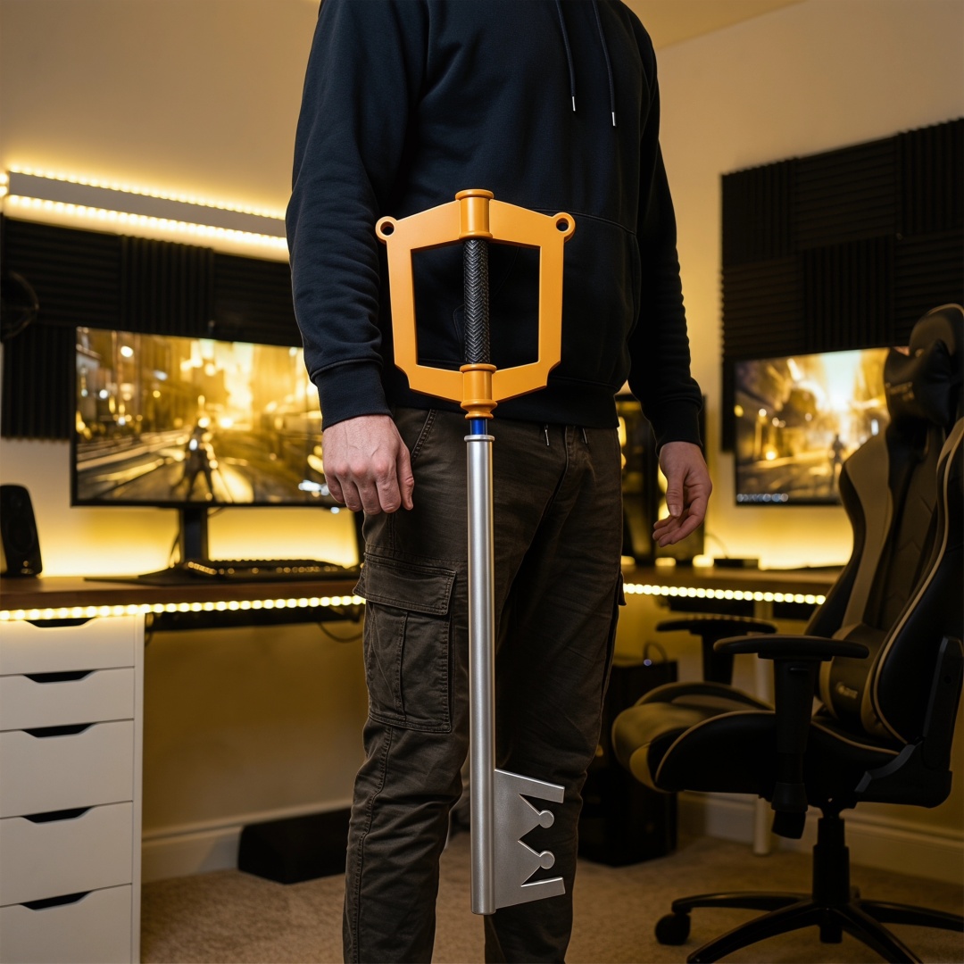 33.8inch Kingdom Hearts Sora K - Keyblade Cosplay Prop recension och pris