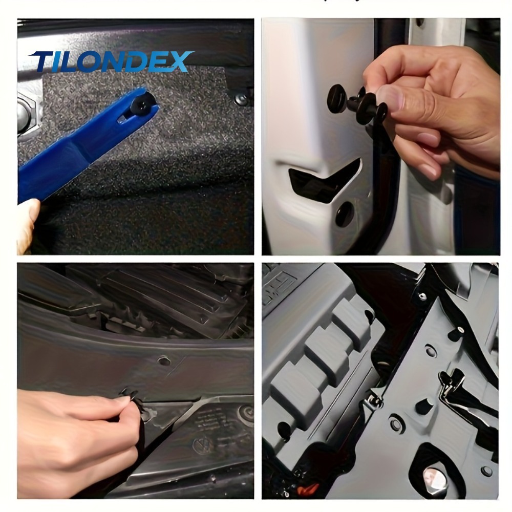 TILONDEX 100pcs Automotive Fas - Snap Fastener Set recension och pris