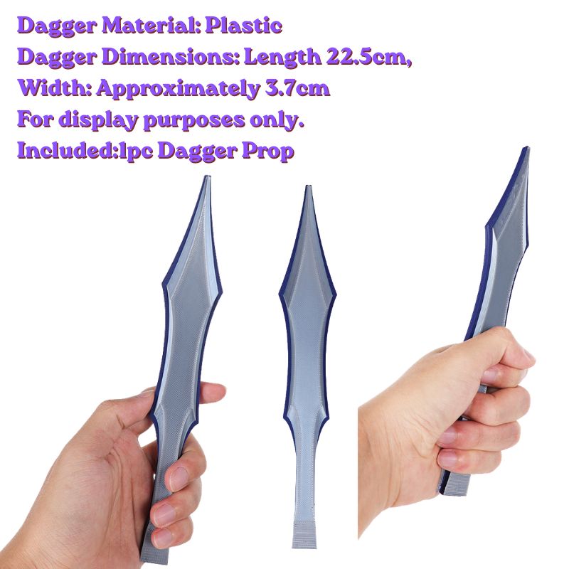 Anime Kitana Cosplay MK Blue H - Cosplay Prop Blueprints recension och pris